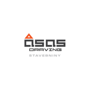 Logo Asas oravinf - sive pismo moderny dizajn