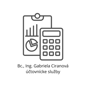 Bc., Ing. Gabriela Ciranova - uctovnicke sluzby logo - minimalisticke logo