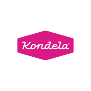 Logo Kondela- jednoduche ruzove logo